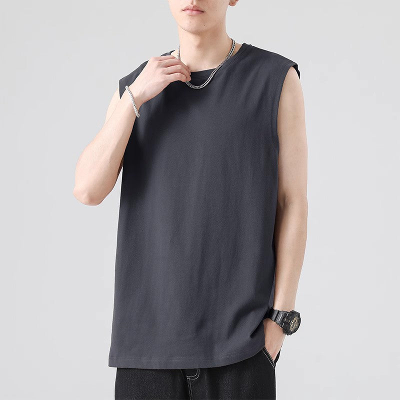 Men’s Oversized Tank Top - Loose Fit Sleeveless