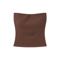 Tube top with built-in bra, flat lay product shot