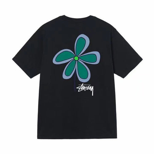 Heavyweight cotton streetwear tee with graphic print on the back