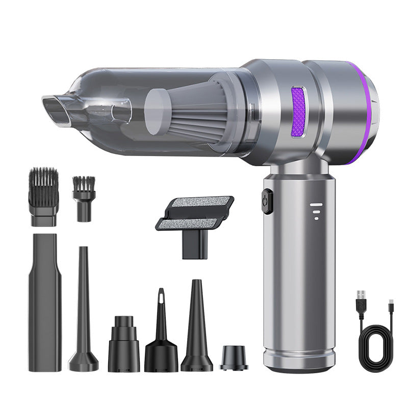 Handheld Cordless Vacuum Cleaner with Blowing and Inflation Functions