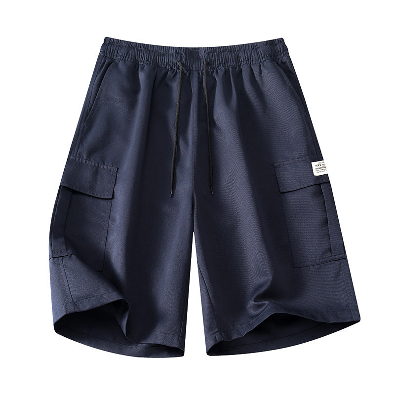 Men’s Elastic Waist Cargo Shorts