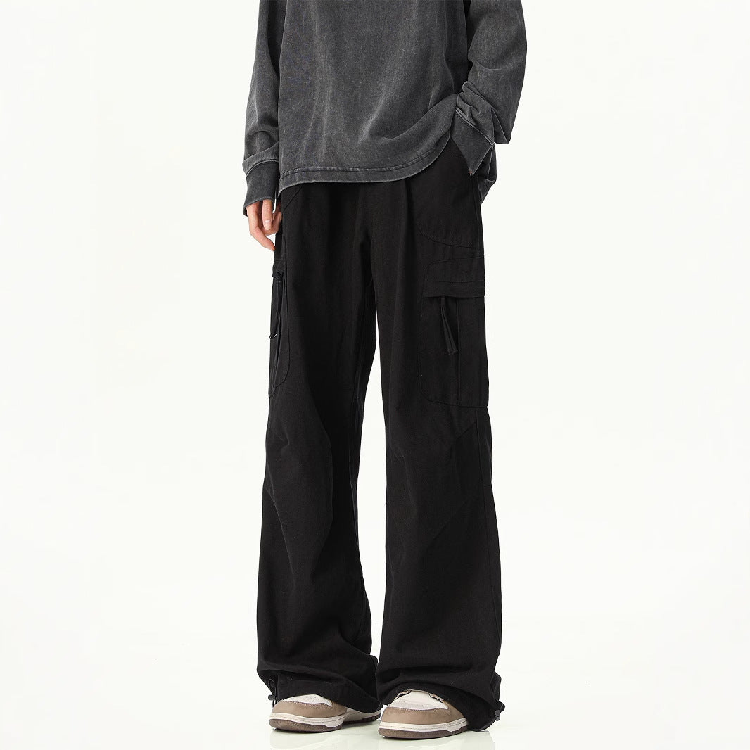 Baggy Cargo Pants for Men | Cotton Streetwear Casual Trousers