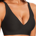Wireless Push-Up Bra | Seamless No-Underwire Deep V Support
