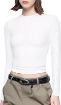 Women’s Long Sleeve T-Shirt | Round Neck Cotton Layering Tee