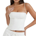Women’s Sleeveless Crop Top Sling Cami | Slim Fit Summer Tank Top