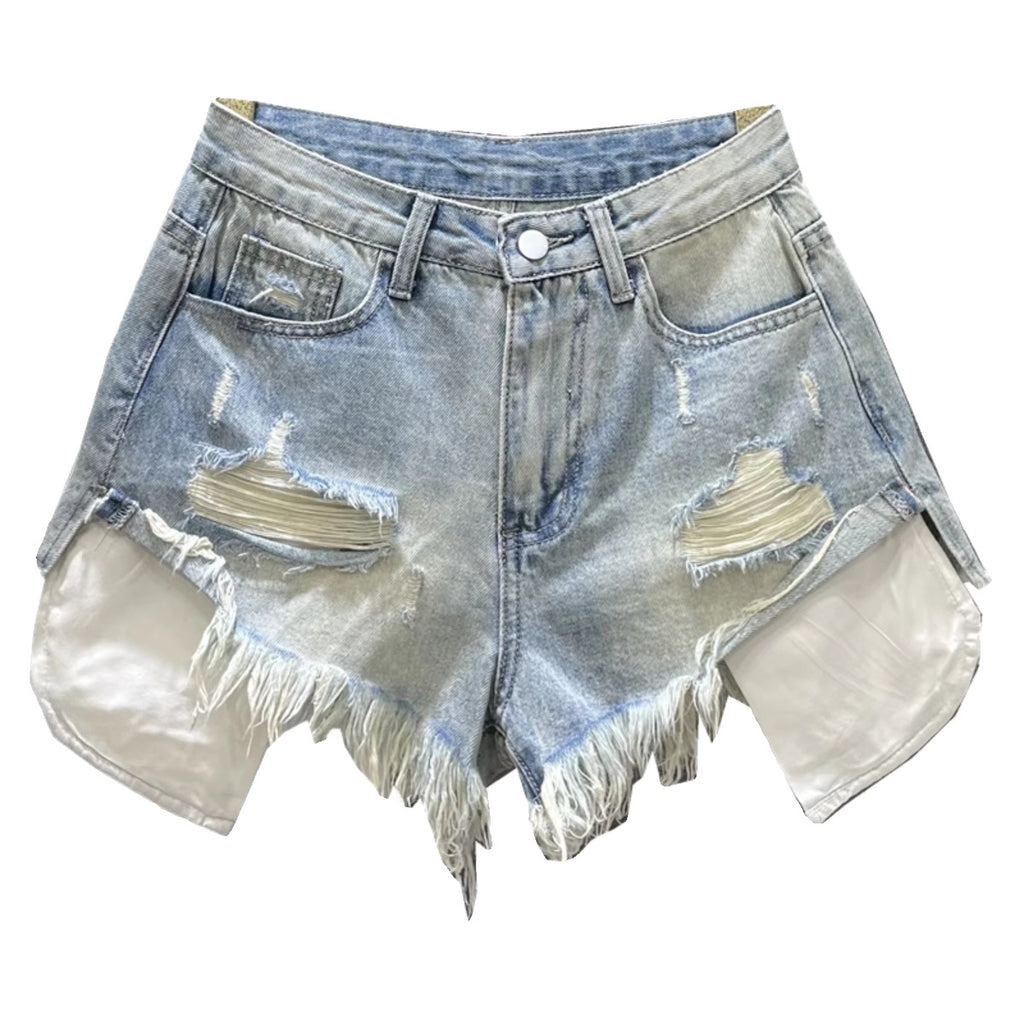Womens Denim Shorts High Waisted – Distressed Jean Shorts for Women