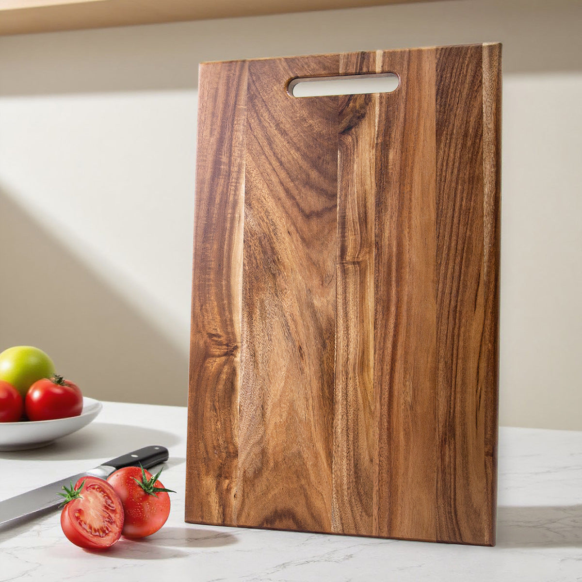 Solid Wood Cutting Board | 3 Sizes | Acacia Wood Kitchen Board