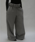 Women’s Wide Leg Linen Pants – Loose Fit Elastic Waist Trousers