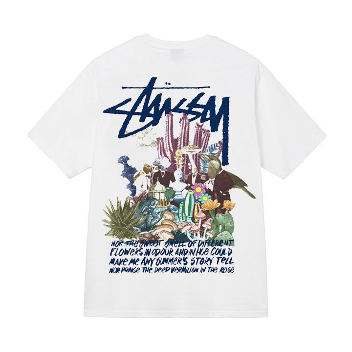 Relaxed stussy tee