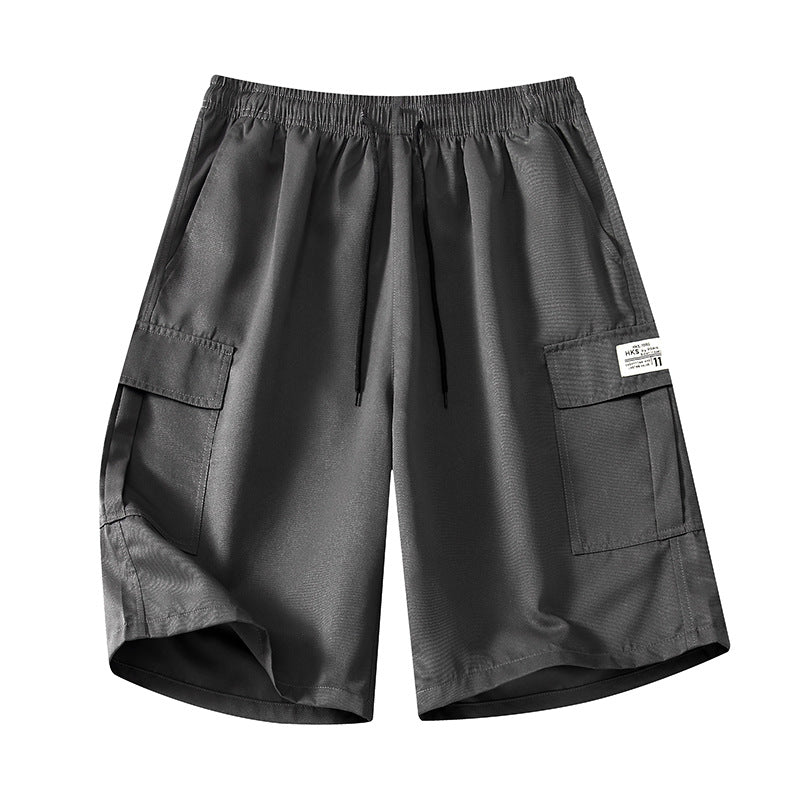 Men’s Elastic Waist Cargo Shorts