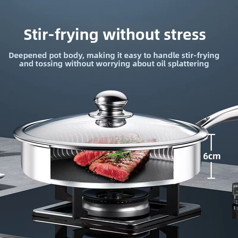 Stainless Steel Non-Stick Frying Pan