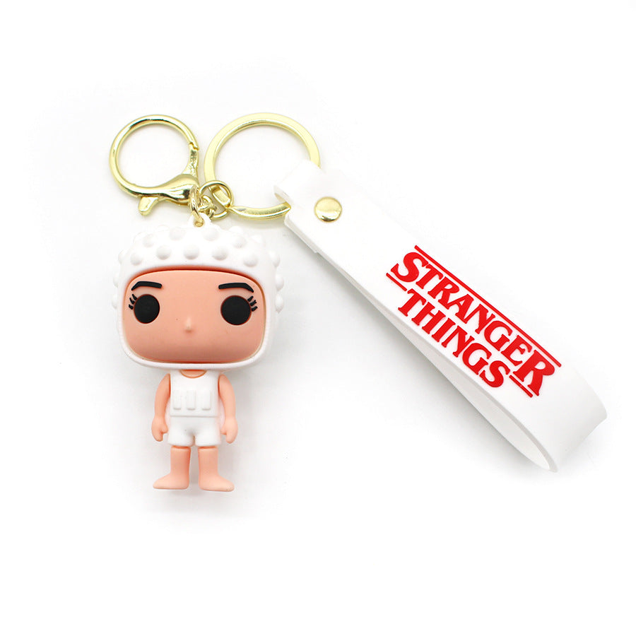 Stranger Things Keychain TV Series Pendant Luggage Hanging Ornament