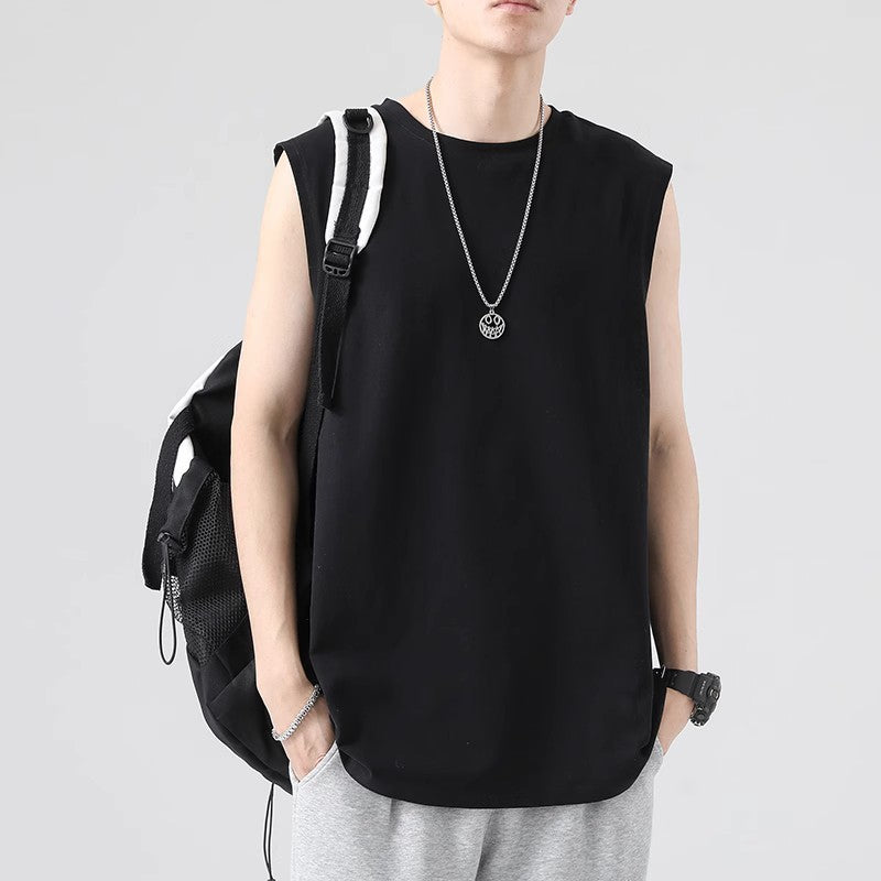 Men’s Oversized Tank Top - Loose Fit Sleeveless