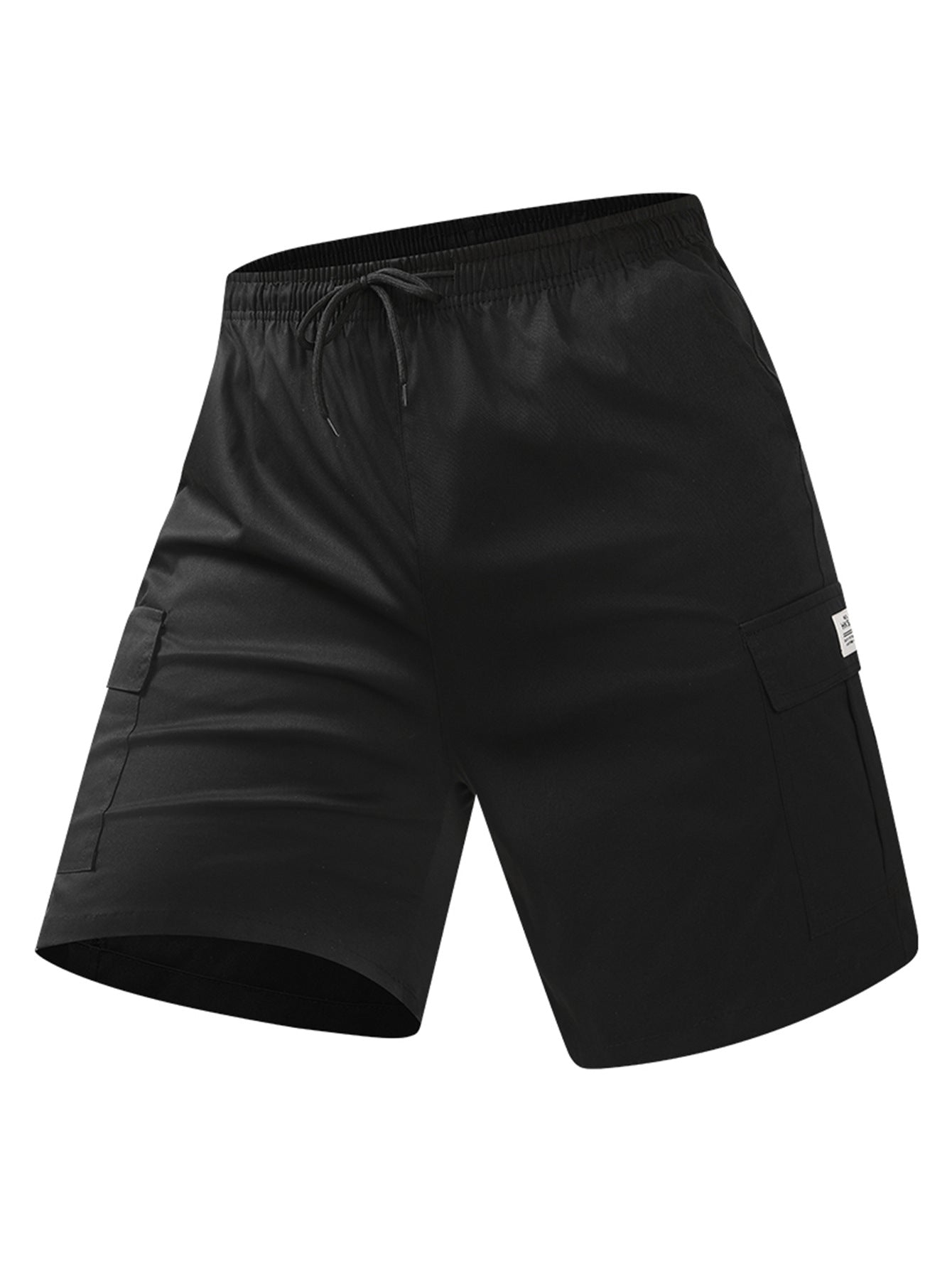 Men’s Elastic Waist Cargo Shorts