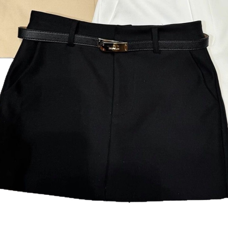 High Waisted Mini Skirt | Retro A-Line Style with Belt