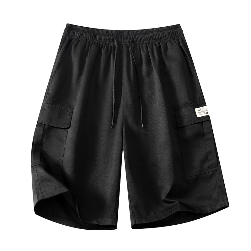 Men’s Elastic Waist Cargo Shorts