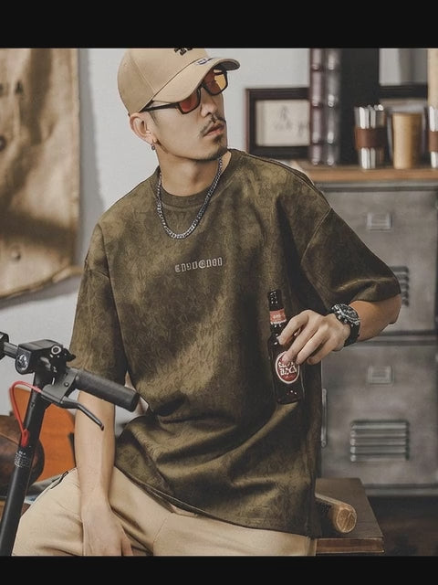 Suede T Shirt